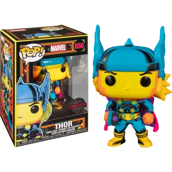 FUNKO POP! MARVEL: BLACK LIGHT THOR VINYL FIGURE TARGET EXCLUSIVE
