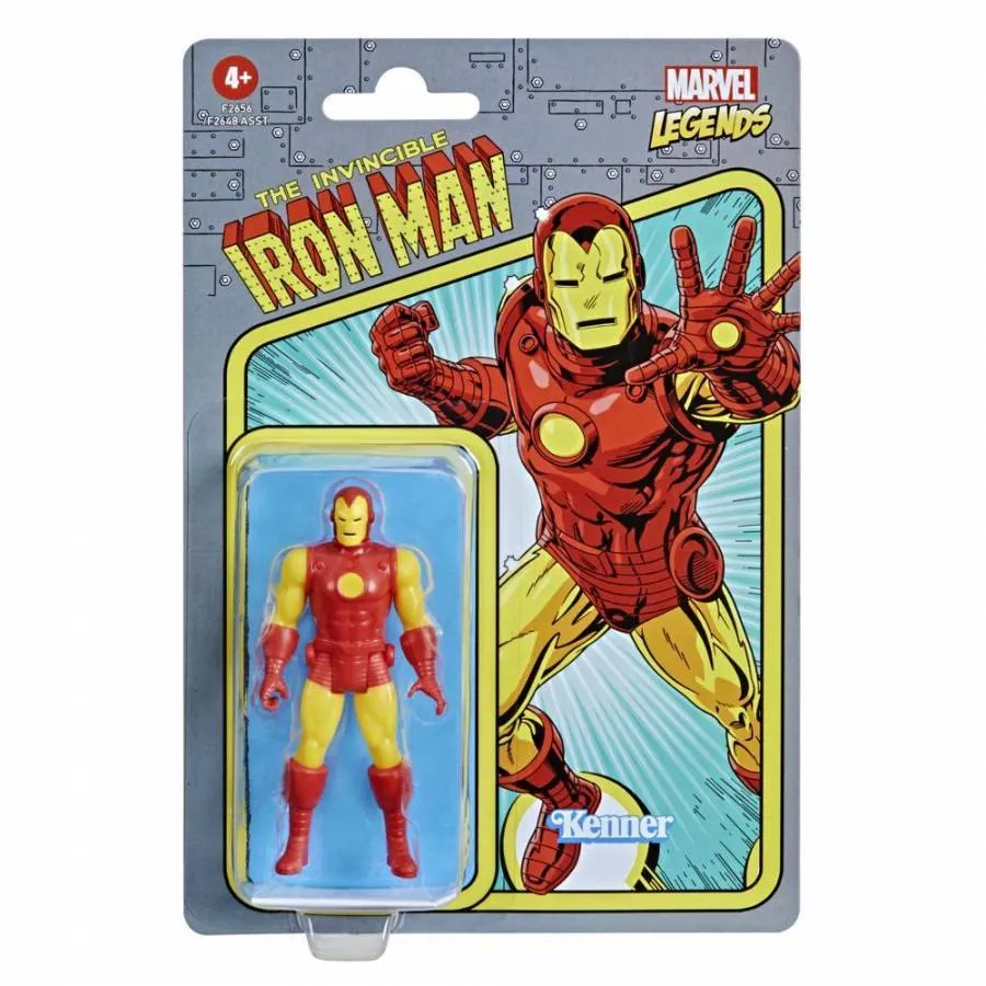 MARVEL LEGENDS - IRON MAN– VINTAGE ACTION FIGURE 10 CM