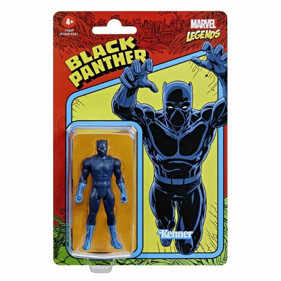 MARVEL LEGENDS - BLACK PANTHER– VINTAGE ACTION FIGURE 10 CM