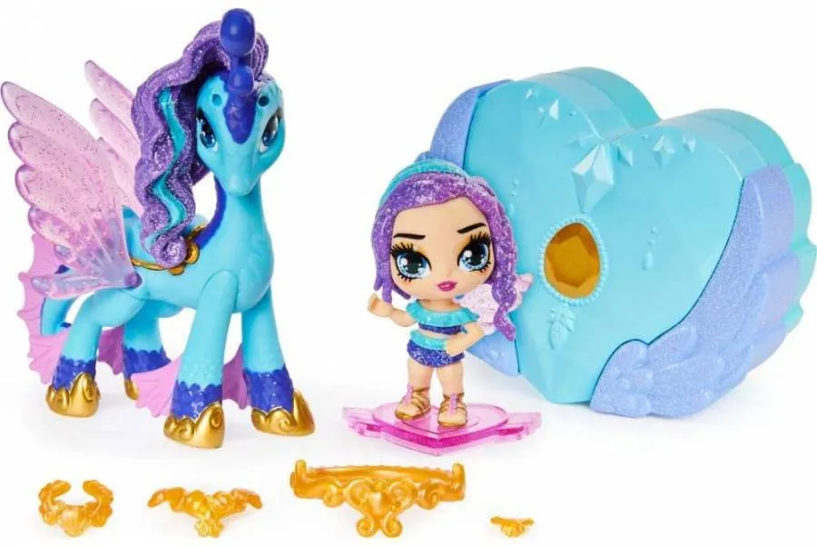 HATCHIMALS PIXIES RIDERS, LAGOON LILY PIXIE AND SEASTALLION