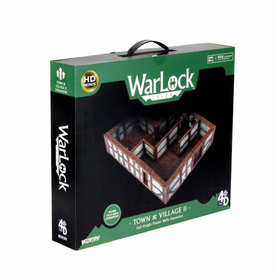 WARLOCK TILES: TOWN & VILLAGE II - FULL HEIGHT PLASTER WALLS EXPANSION