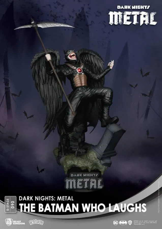 DC COMICS D-STAGE PVC DIORAMA DARK NIGHTS: METAL THE BATMAN WHO LAUGHS 16 CM