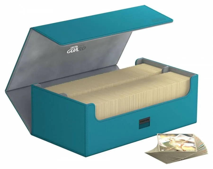 ULTIMATE GUARD ARKHIVE 800+ STANDARD SIZE XENOSKIN PETROL BLUE