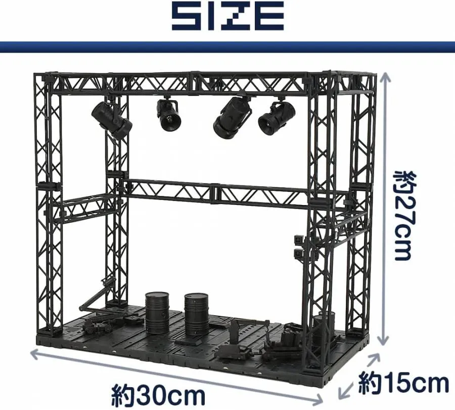 GUNDAM DIORAMA BASE SYSTEM STAGE STORAGE CABINET (27 X 30 X 15 CM)