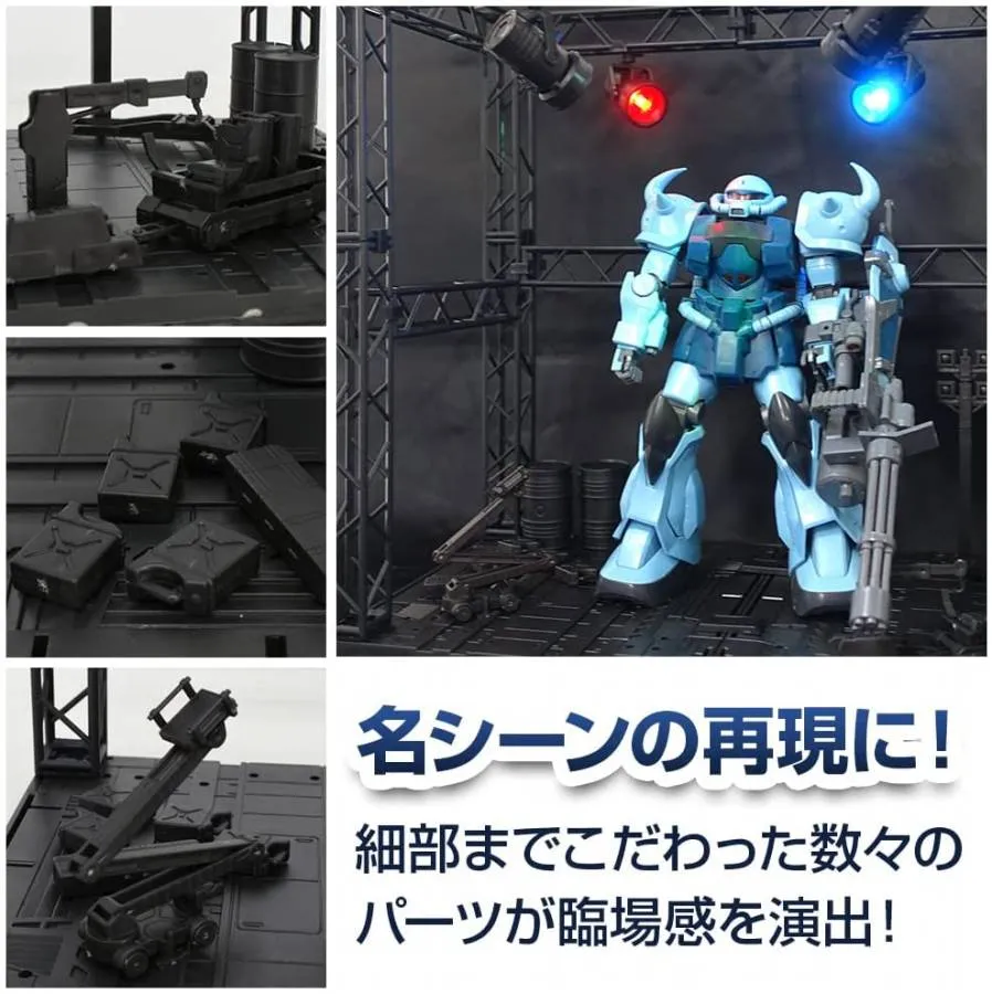 GUNDAM DIORAMA BASE SYSTEM STAGE STORAGE CABINET (27 X 30 X 15 CM)
