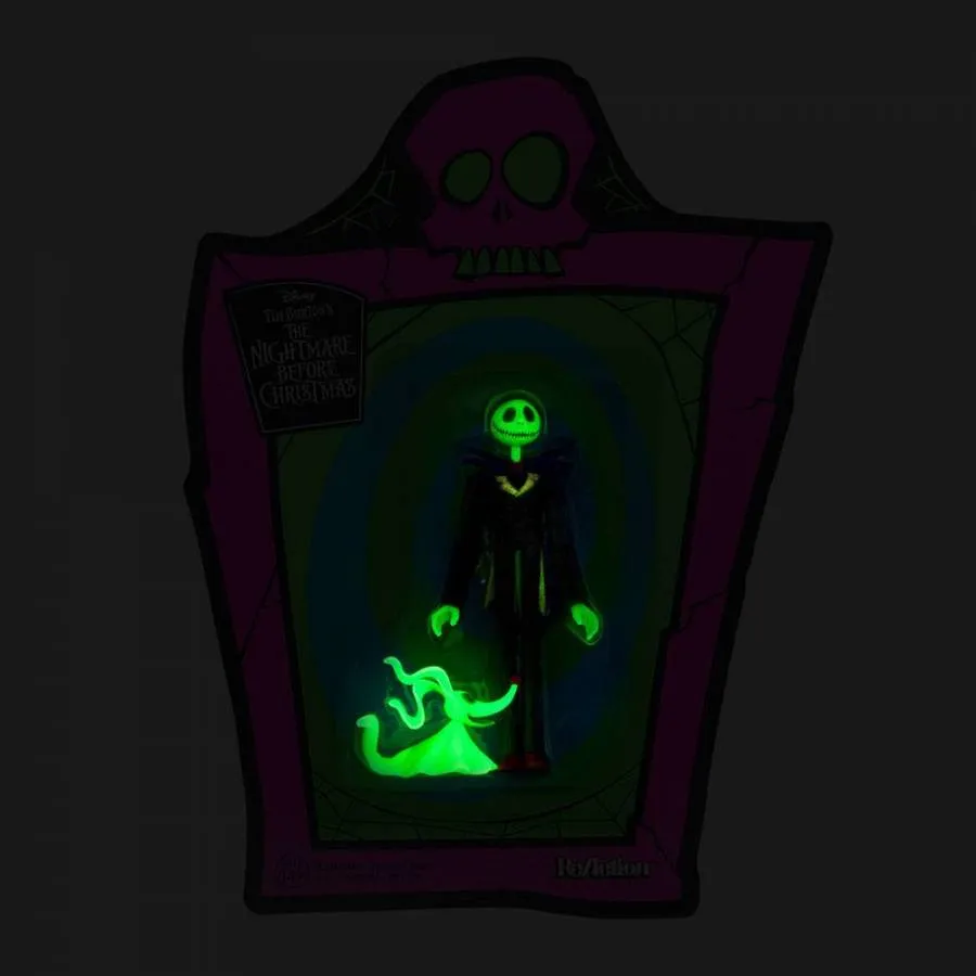 NIGHTMARE BEFORE CHRISTMAS REACTION ACTION FIGURE JACK SKELLINGTON GITD (SDCC 2020) 10 CM
