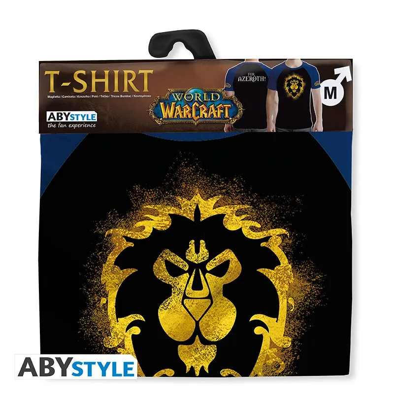 WORLD OF WARCRAFT - TSHIRT ALLIANCE YELLOW & BLACK - PREMIUM (LARGE)