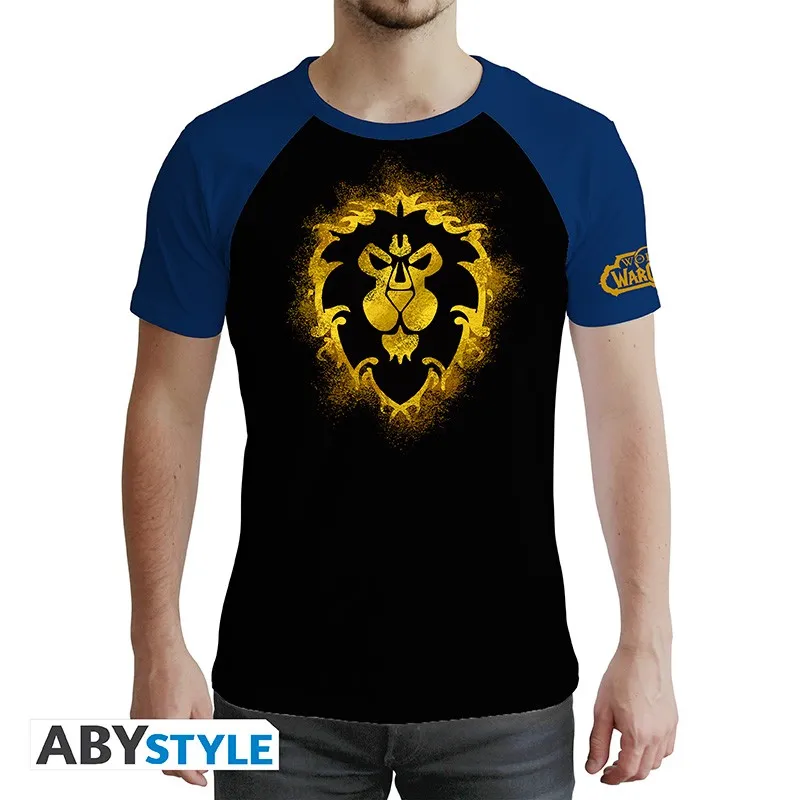 WORLD OF WARCRAFT - TSHIRT ALLIANCE YELLOW & BLACK - PREMIUM (MEDIUM)