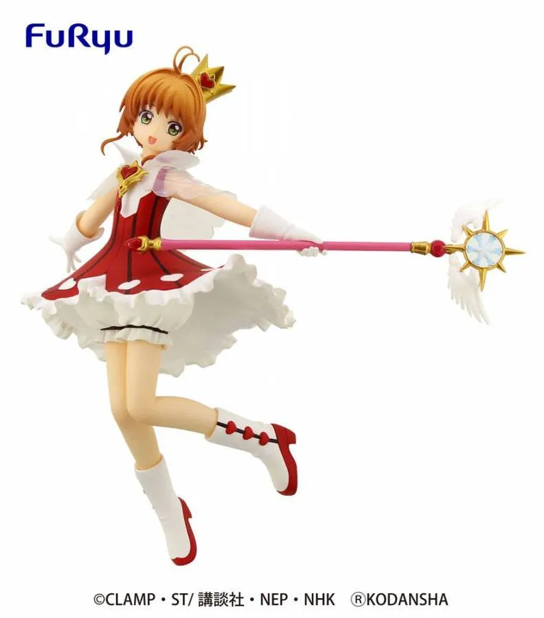 CARD CAPTOR SAKURA CLEAR CARD SPECIAL PVC STATUE SAKURA ROCKET BEAT 19 CM