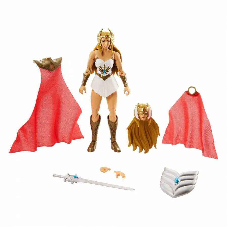 MASTERS OF THE UNIVERSE NEW ETERNIA MASTERVERSE ACTION FIGURE 2022 DELUXE SHE-RA 18 CM