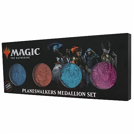 MAGIC THE GATHERING MEDALLION SET PLANESWALKERS LIMITED EDITION