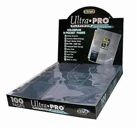 ULTRA PRO - PLATINUM 9-POCKET PAGE (11 HOLES)
