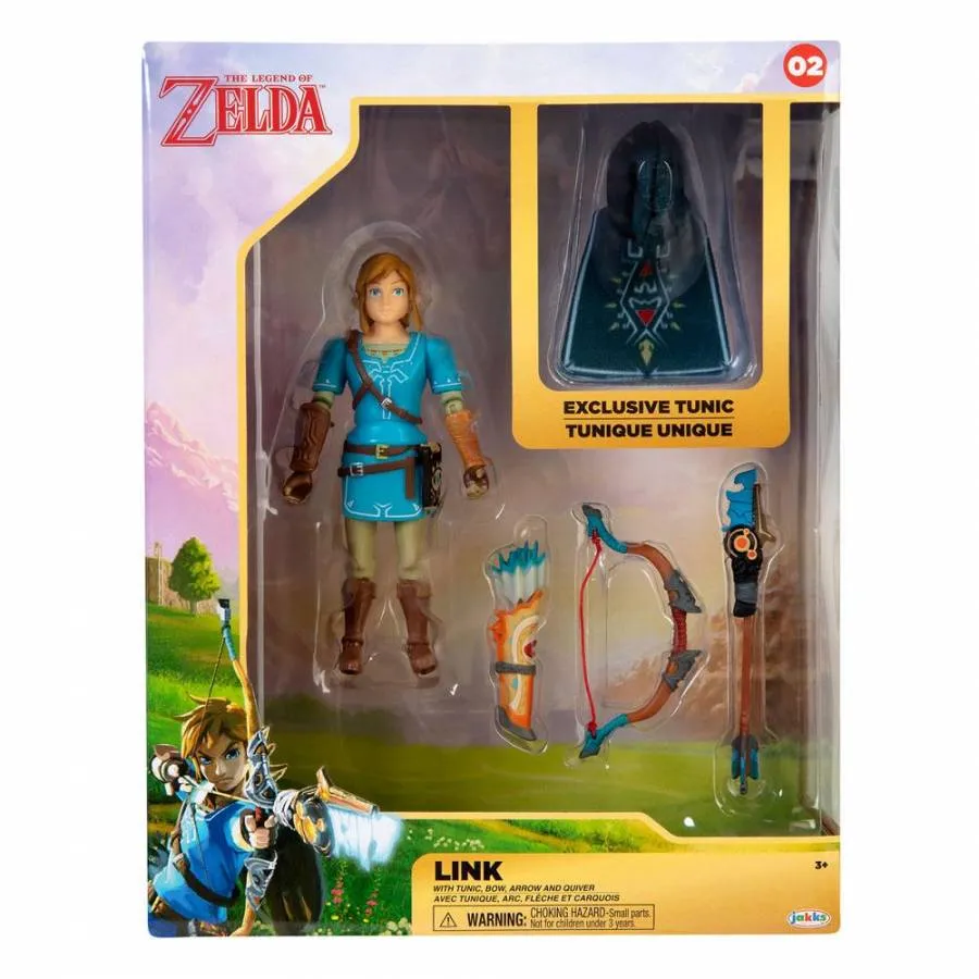 THE LEGEND OF ZELDA: BREATH OF THE WILD ACTION FIGURE LINK 10 CM