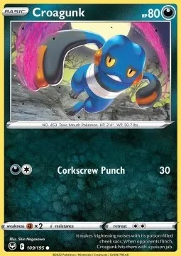 Croagunk (SIT 109) - Common (Reverse Holo)