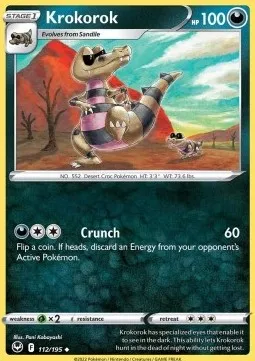 Krokorok (SIT 112) - Uncommon (Reverse Holo)