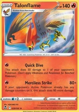 Talonflame (SIT 029) - Rare (Reverse Holo)