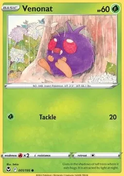 Venonat (SIT 001) - Common (Reverse Holo)