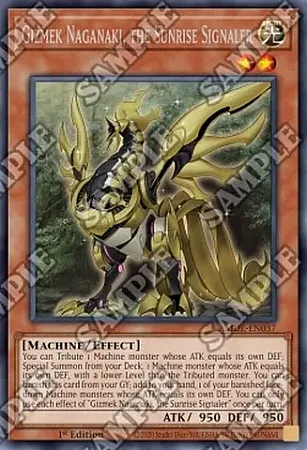 Gizmek Naganaki, the Sunrise Signaler - AMDE-EN037 - Rare