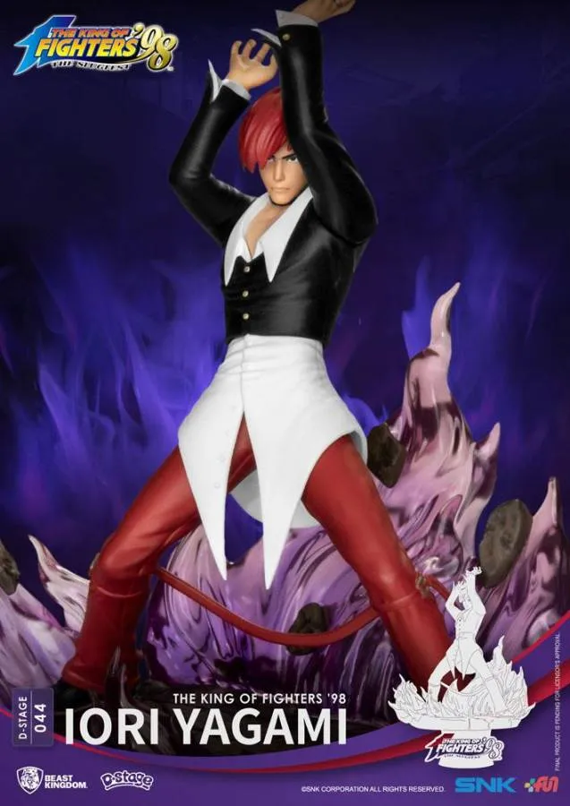THE KING OF FIGHTERS '98 D-STAGE PVC DIORAMA IORI YAGAMI 16 CM