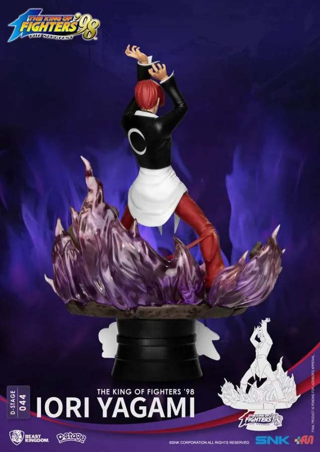 THE KING OF FIGHTERS '98 D-STAGE PVC DIORAMA IORI YAGAMI 16 CM