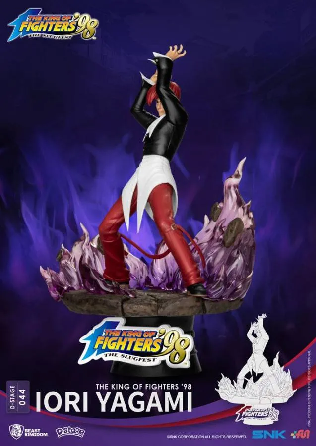 THE KING OF FIGHTERS '98 D-STAGE PVC DIORAMA IORI YAGAMI 16 CM