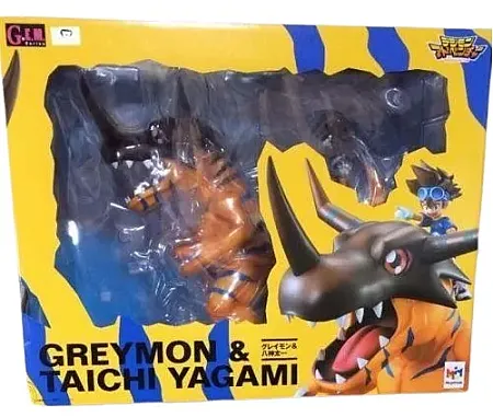 DIGIMON ADVENTURE G.E.M. SERIES PVC STATUE GREYMON & TAICHI YAGAMI 25 CM
