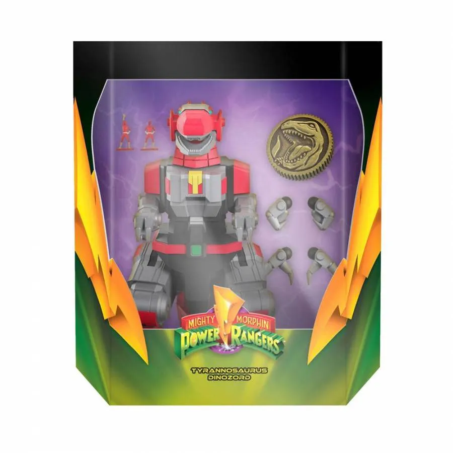MIGHTY MORPHIN POWER RANGERS ULTIMATES ACTION FIGURE TYRANNOSAURUS DINOZORD 20 CM