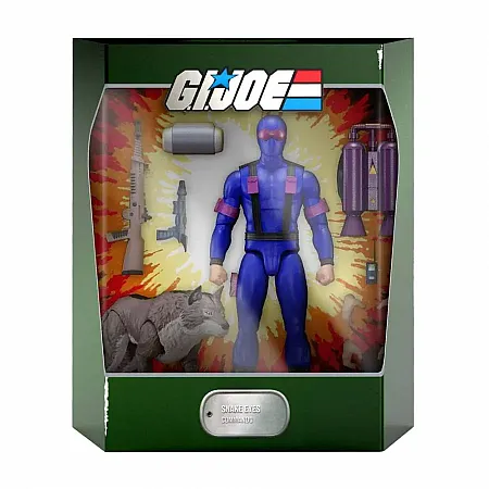 G.I. JOE ULTIMATES ACTION FIGURE SNAKE EYES [REAL AMERICAN HERO] 18 CM