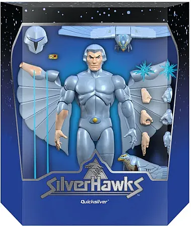 SILVERHAWKS ULTIMATES QUICKSILVER ACTION FIGURE 18 CM