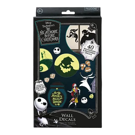 NIGHTMARE BEFORE CHRISTMAS GADGET WALL DECALS GLOW IN THE DARK