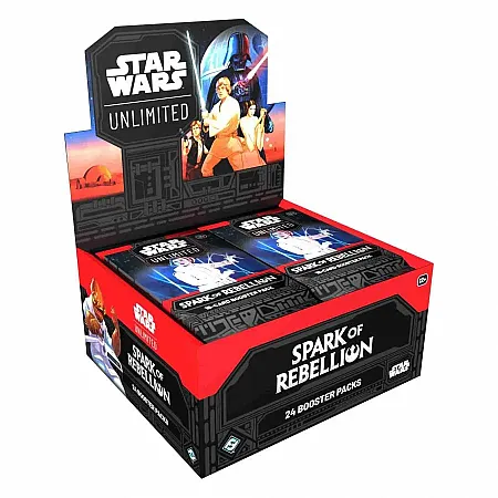 STAR WARS: UNLIMITED - SPARK OF REBELLION BOOSTER DISPLAY (24 BOOSTER) - EN