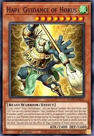 Hapi, Guidance of Horus - AGOV-EN013 - Super Rare