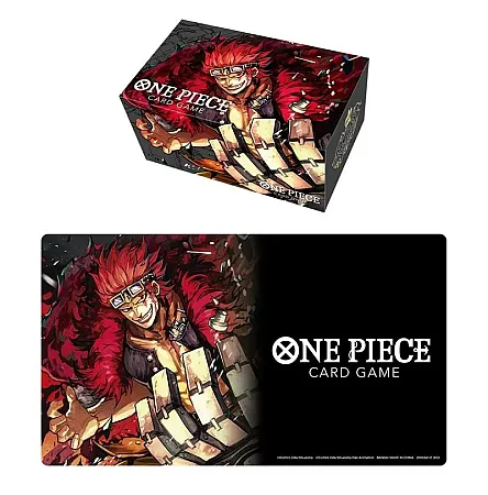ONE PIECE CARD GAME PLAYMAT AND STORAGE BOX SET - EUSTASS ”CAPTAIN” KID
