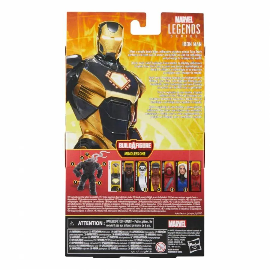 MARVEL'S MIDNIGHT SUNS MARVEL LEGENDS ACTION FIGURE IRON MAN (BAF: MINDLESS ONE) 15 CM