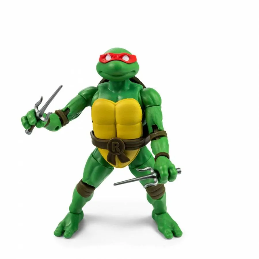 TEENAGE MUTANT NINJA TURTLES BST AXN X IDW ACTION FIGURE & COMIC BOOK RAPHAEL EXCLUSIVE 13 CM