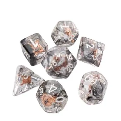 GAMEGENIC - EMBRACED SERIES - SHIELD & WEAPONS - RPG DICE SET (7PCS)