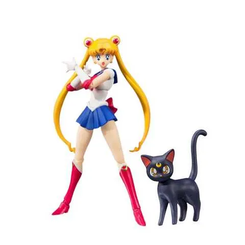 SAILOR MOON S.H. FIGUARTS ACTION FIGURE SAILOR MOON ANIMATION COLOR EDITION 14 CM