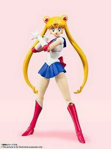 SAILOR MOON S.H. FIGUARTS ACTION FIGURE SAILOR MOON ANIMATION COLOR EDITION 14 CM