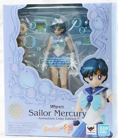 SAILOR MOON S.H. FIGUARTS ACTION FIGURE SAILOR MERCURY ANIMATION COLOR EDITION 14 CM