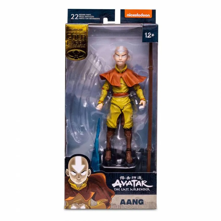 AVATAR: THE LAST AIRBENDER ACTION FIGURE AANG AVATAR STATE (GOLD LABEL) 18 CM