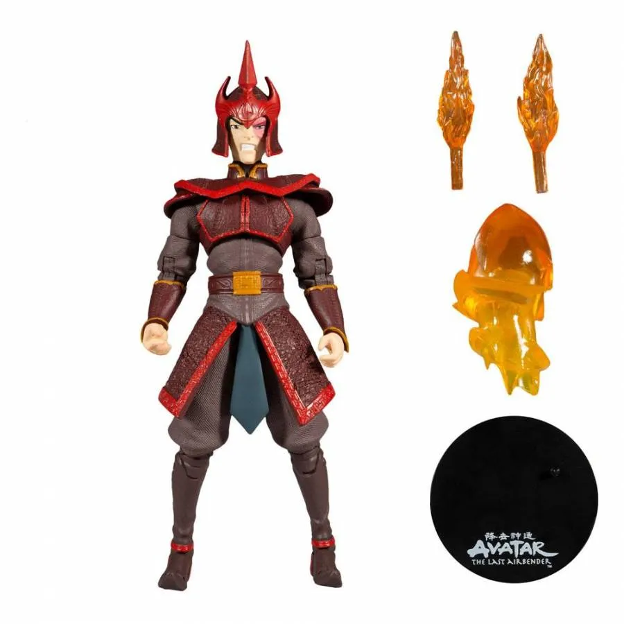 AVATAR: THE LAST AIRBENDER ACTION FIGURE PRINCE ZUKO HELMETED (GOLD SERIES) 18 CM