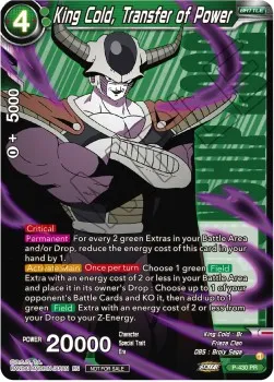 King Cold, Transfer of Power - P-430