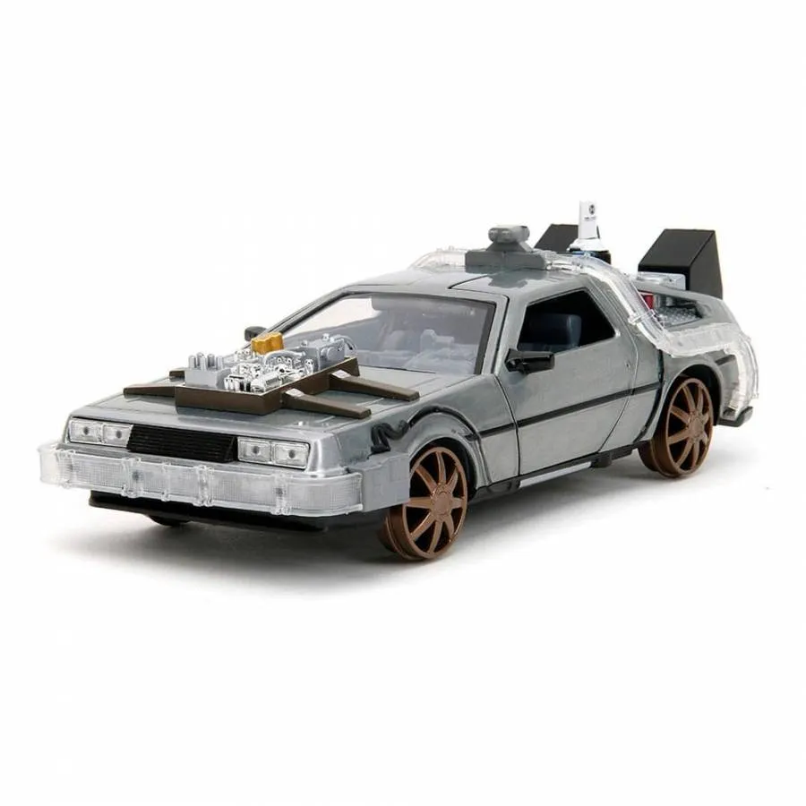 BACK TO THE FUTURE 3 DIECAST MODEL 1/24 TIME MACHINE MODEL 4