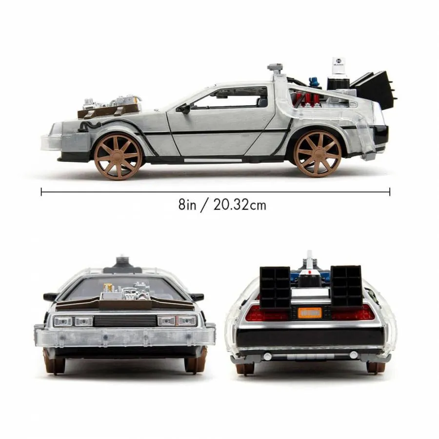 BACK TO THE FUTURE 3 DIECAST MODEL 1/24 TIME MACHINE MODEL 4