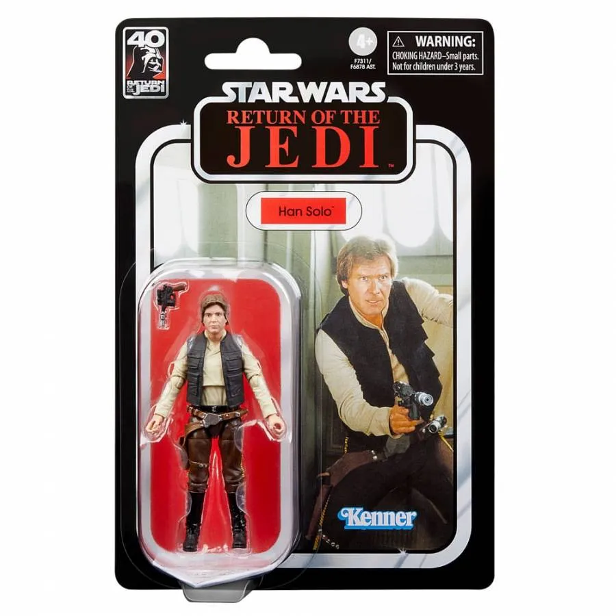 STAR WARS EPISODE VI 40TH ANNIVERSARY VINTAGE COLLECTION ACTION FIGURE HAN SOLO 10 CM