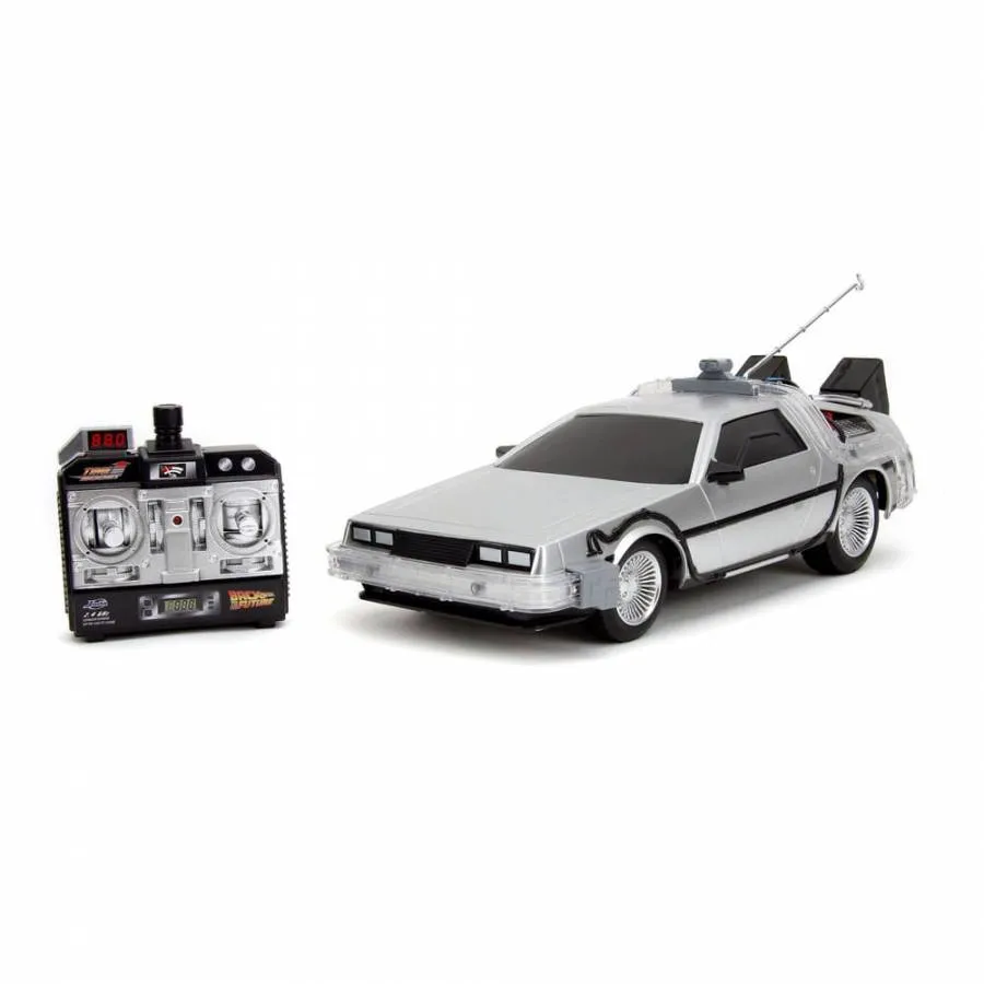 BACK TO THE FUTURE VEHICLE INFRA RED CONTROLLED 1/16 RC TIME MACHINE