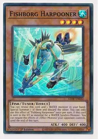 Fishborg Harpooner - LEDE-EN032 - Super Rare