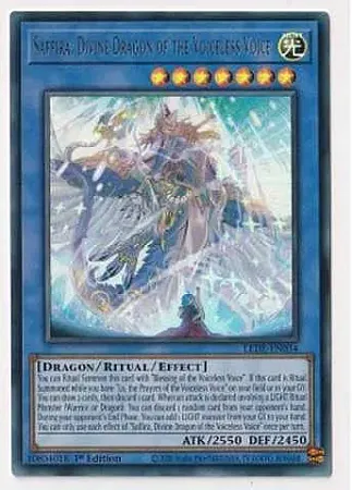 Saffira, Divine Dragon of the Voiceless Voice - LEDE-EN034 - Ultra Rare