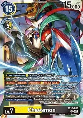 Chaosmon - BT16-036 - Super Rare