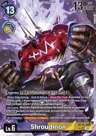 Shroudmon - BT16-080 - Alternate Art
